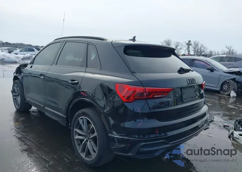 2022 Audi Q3 Premium Plus 45 Tfsi S Line Quattro Tiptronic z USA, uszkodzony, nr VIN WA1EECF37N1073453